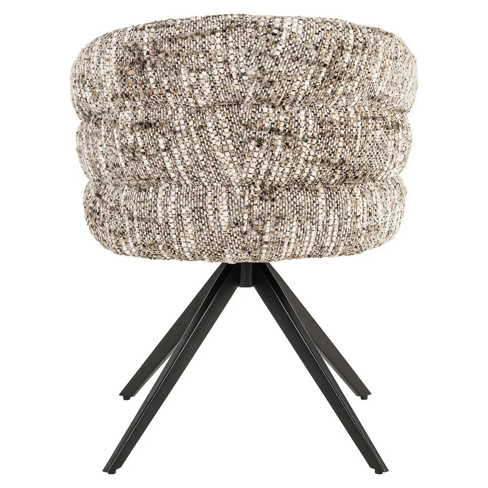 Richmond Interiors Serenity Brown Omara Swivel Chair