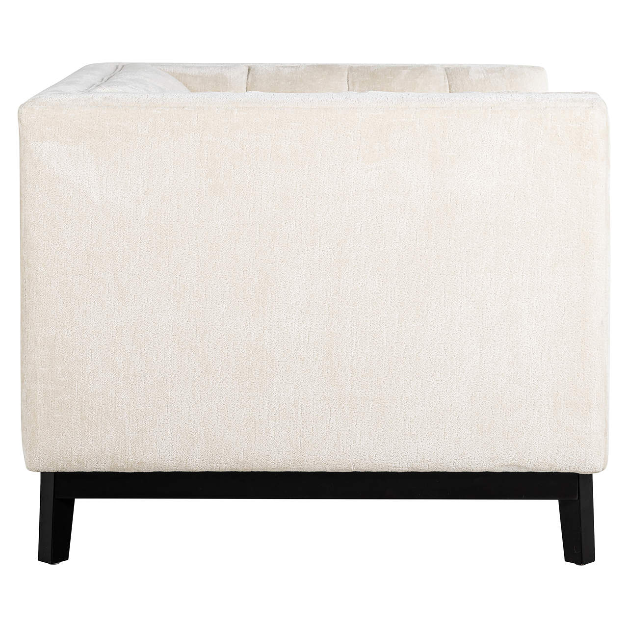 Richmond Interiors Beaudy Bergen White Chenille Armchair