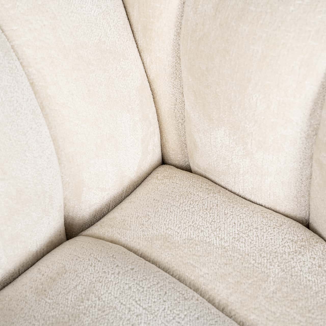Richmond Interiors Beaudy Bergen White Chenille Armchair