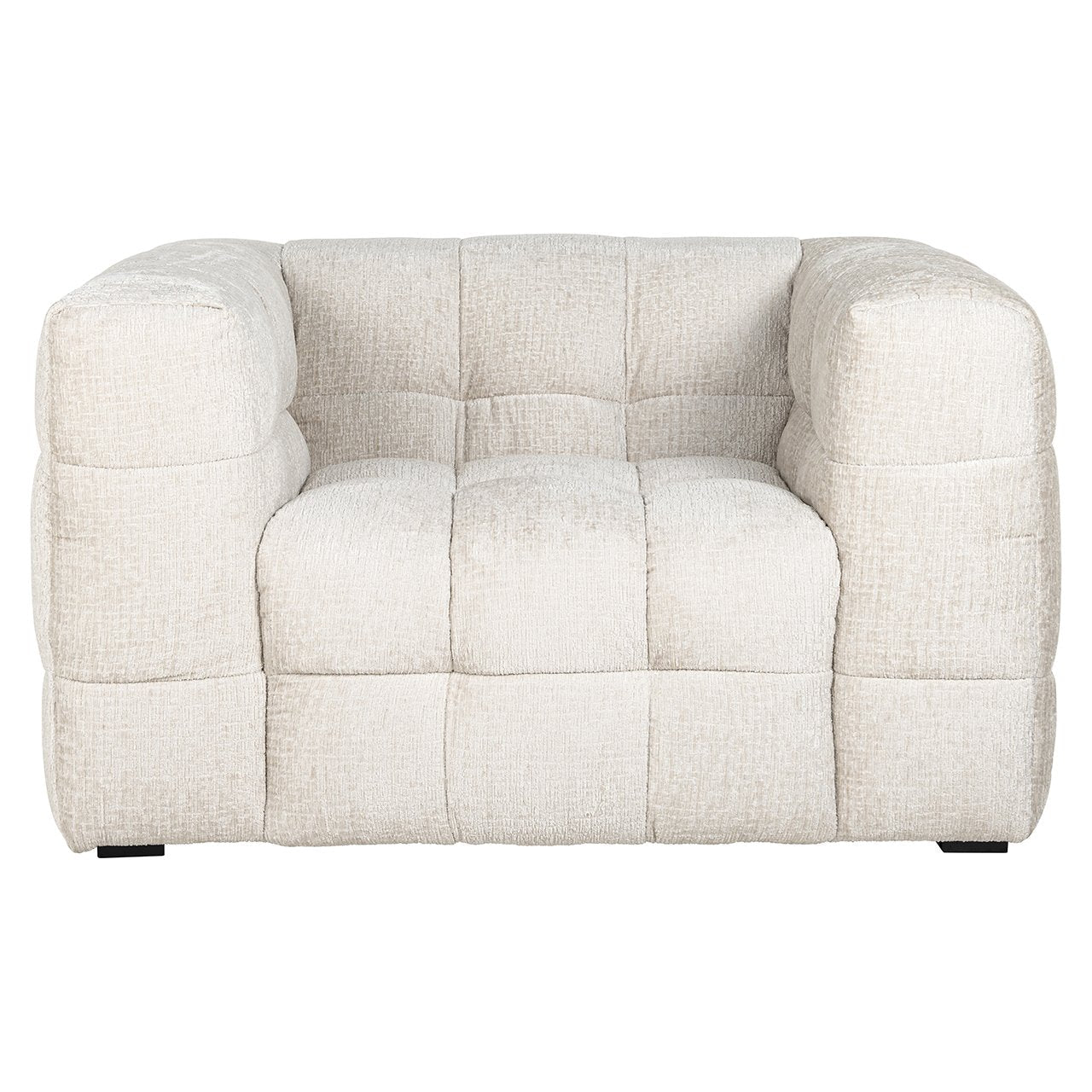 Richmond Interiors Merrol Fusion Cream Chenille Bubble Armchair