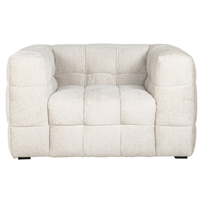 Richmond Interiors Merrol Fusion Cream Chenille Bubble Armchair