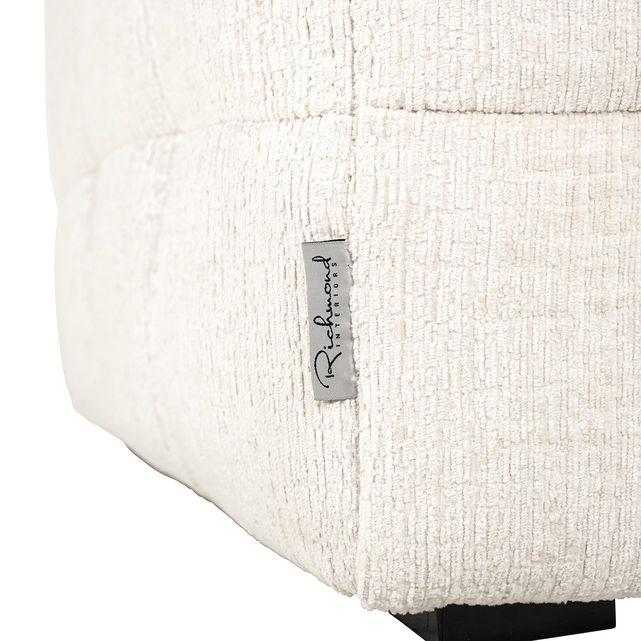 Richmond Interiors Merrol Fusion Cream Chenille Bubble Armchair