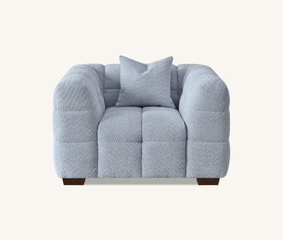 The Bubble Tribeca Pearl Boucle Armchair Premium Boucle Fabric