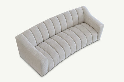 The Kelly Ivory Boucle 3 Seater Premium Sofa Ivory Boucle Fabric