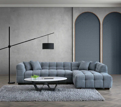 The Bubble Iron Boucle Corner Tribeca Premium Sofa Boucle Fabric