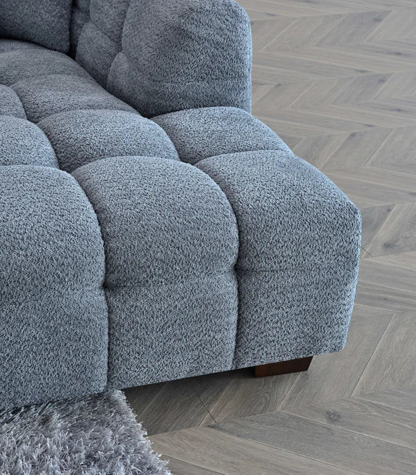 The Bubble Iron Boucle Corner Tribeca Premium Sofa Boucle Fabric