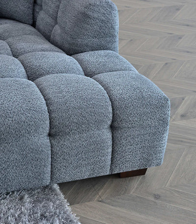 The Bubble Iron Boucle Corner Tribeca Premium Sofa Boucle Fabric