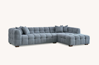 The Bubble Iron Boucle Corner Tribeca Premium Sofa Boucle Fabric