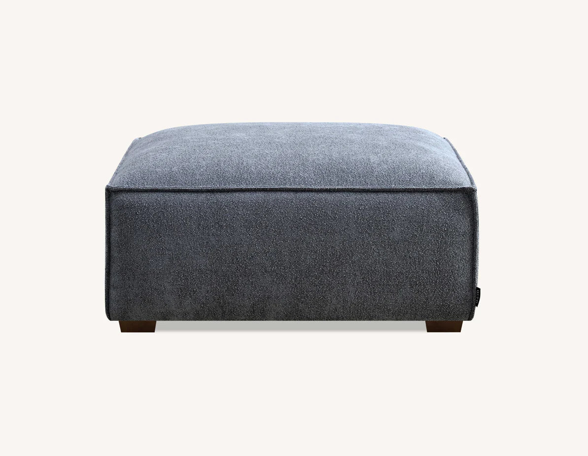 The Dakota Charcoal Grey Boucle 4 Seater With Chaise Premium Sofa Charcoal Boucle Fabric