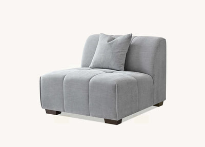 The Leonard Cloudy Grey Boucle Left Hand Corner Premium Sofa Cloudy Grey Boucle Fabric