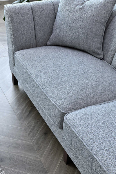The Cooper Dolphin Boucle 3 Seater Premium Sofa Dolphin Boucle Fabric