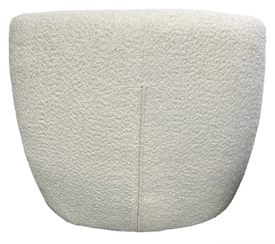 The Wave Boucle Premium Armchair Ivory Boucle Fabric