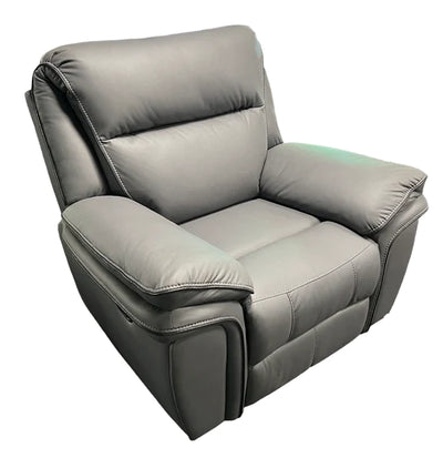 Roma 3, 2 or 1 Seater Recliner Sofa Grey, Black or Brown Leather