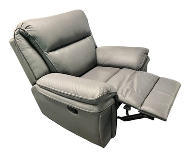 Roma 3, 2 or 1 Seater Recliner Sofa Grey, Black or Brown Leather
