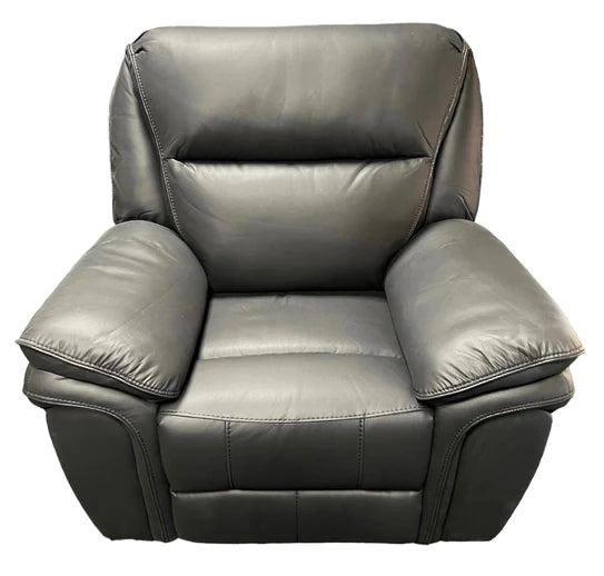 Roma 3, 2 or 1 Seater Recliner Sofa Grey, Black or Brown Leather