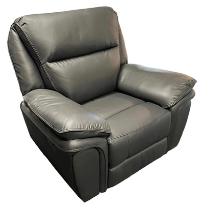 Roma 3, 2 or 1 Seater Recliner Sofa Grey, Black or Brown Leather