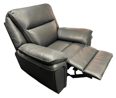 Roma 3, 2 or 1 Seater Recliner Sofa Grey, Black or Brown Leather