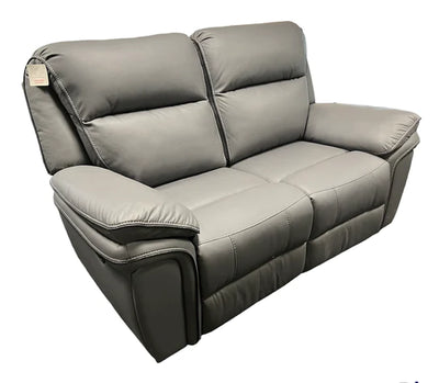 Roma 3, 2 or 1 Seater Recliner Sofa Grey, Black or Brown Leather