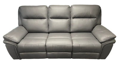 Roma 3, 2 or 1 Seater Recliner Sofa Grey, Black or Brown Leather