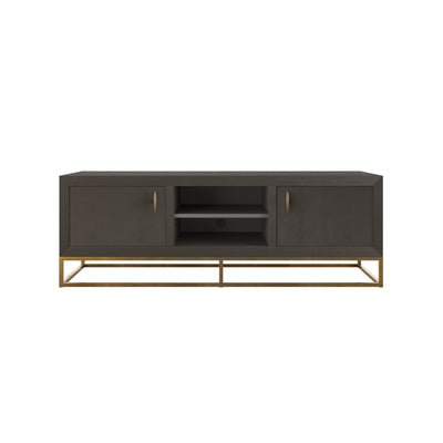 Hampton TV Unit - Brown Shagreen by D.I. Designs