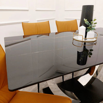 Venus 160cm Black Ceramic Dining Table