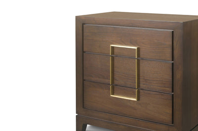 Berkeley Designs Lucca 3 Drawer Chest in Walnut - Esme Furnishings