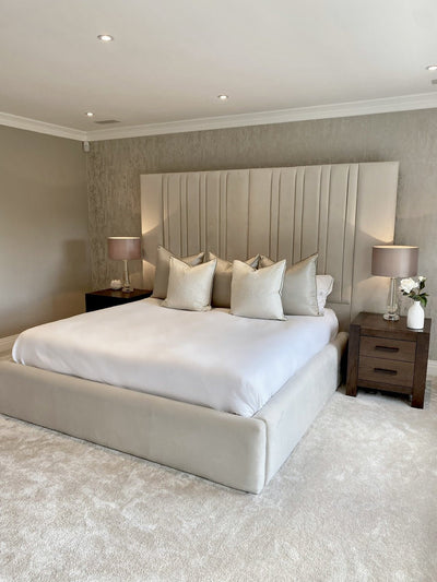 Cortinth Wide Headboard Bed - Esme Furnishings