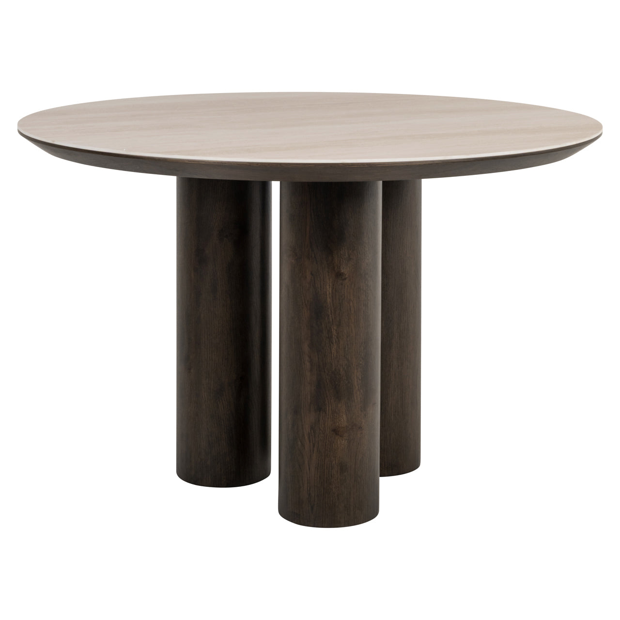 Richmond Interiors Ritz Brown Round 120cm Dining Table