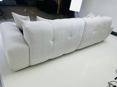 The Bubble Beige Boucle Fabric Left Hand Corner Cloud Sofa