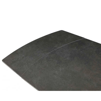 Nova 140-200cm Grey Swivel Ceramic Marble Extending Dining Table