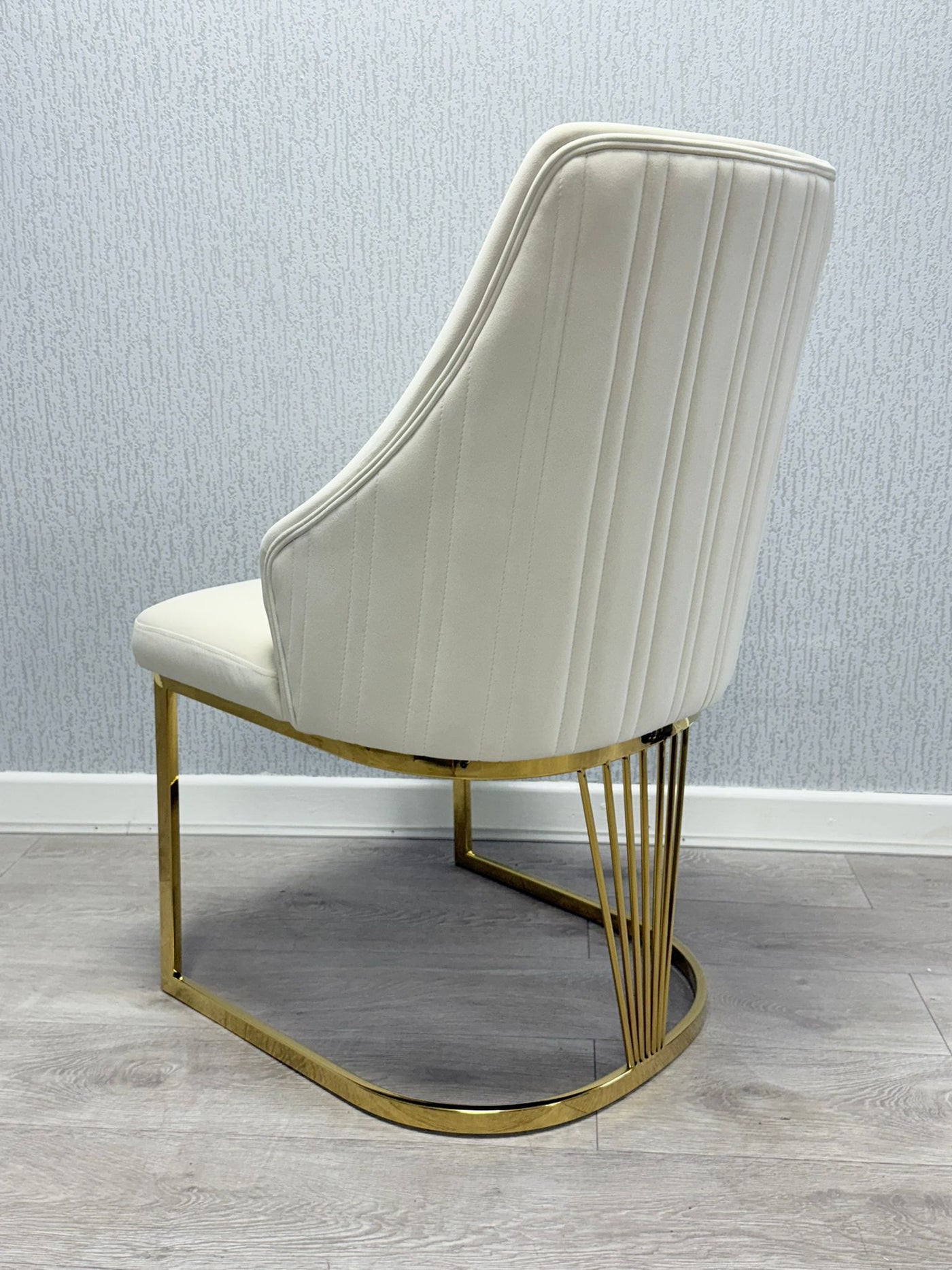 Carlton Gold Frame Dining Chairs in 2 Colours - Pairs