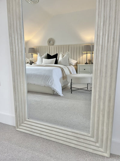 Fitzroy Wide Headboard Bed - Esme Furnishings