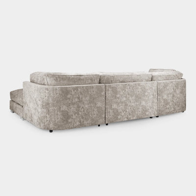 Bishop Fullback Sofa Truffle Fabric U Shape Corner Sofa
