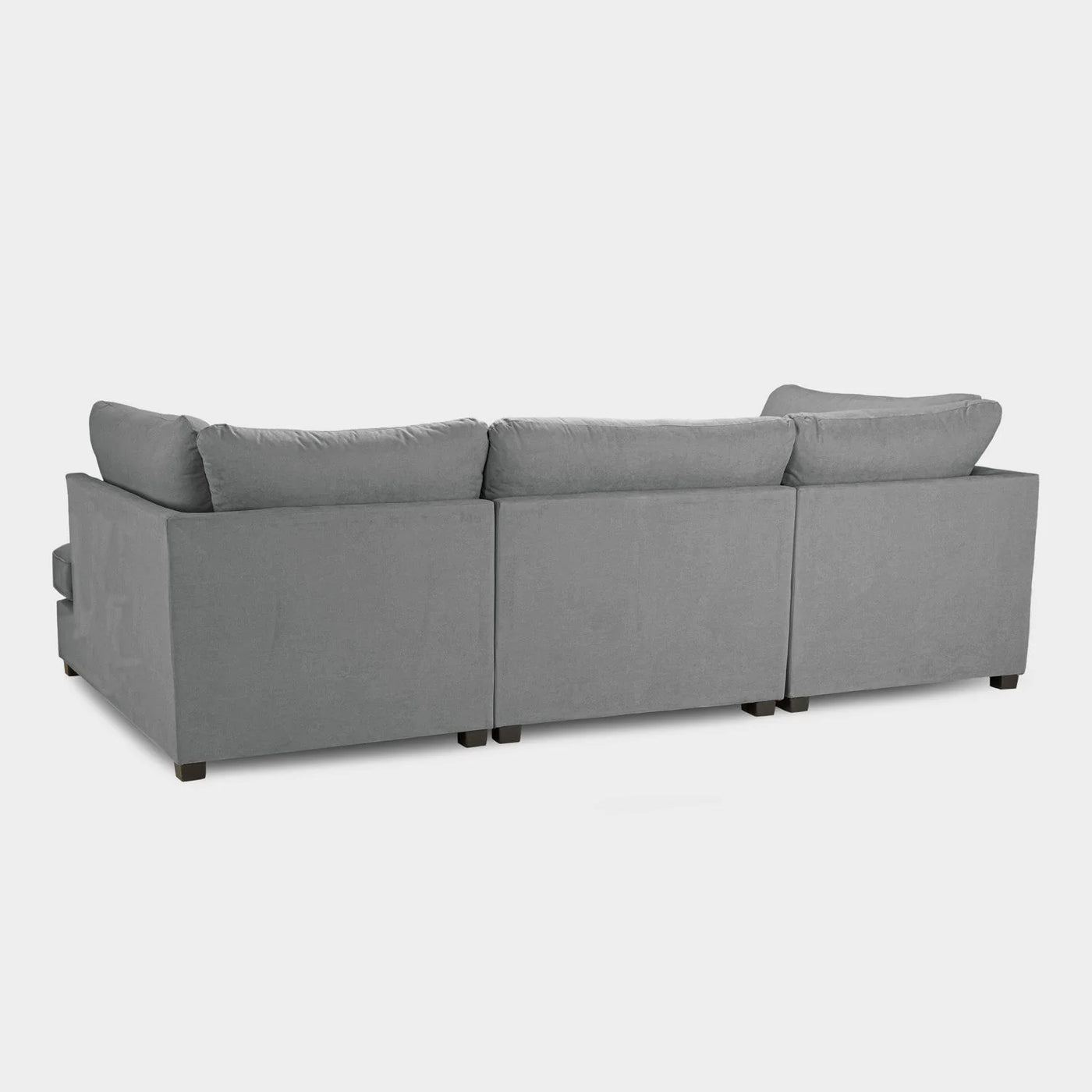 Carnaby Sofa Grey Fabric U Shape Corner Sofa