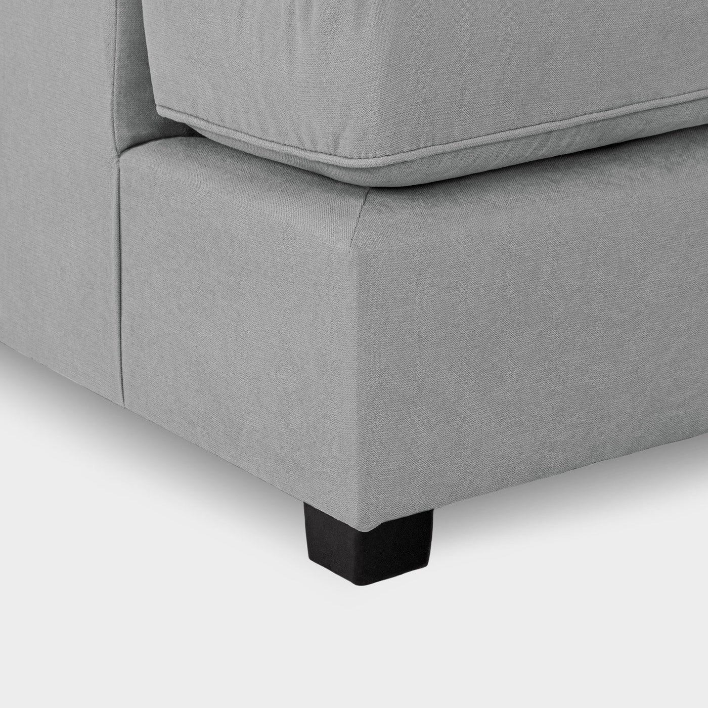 Carnaby Sofa Grey Fabric U Shape Corner Sofa