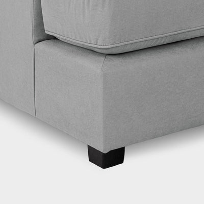 Carnaby Sofa Grey Fabric U Shape Corner Sofa