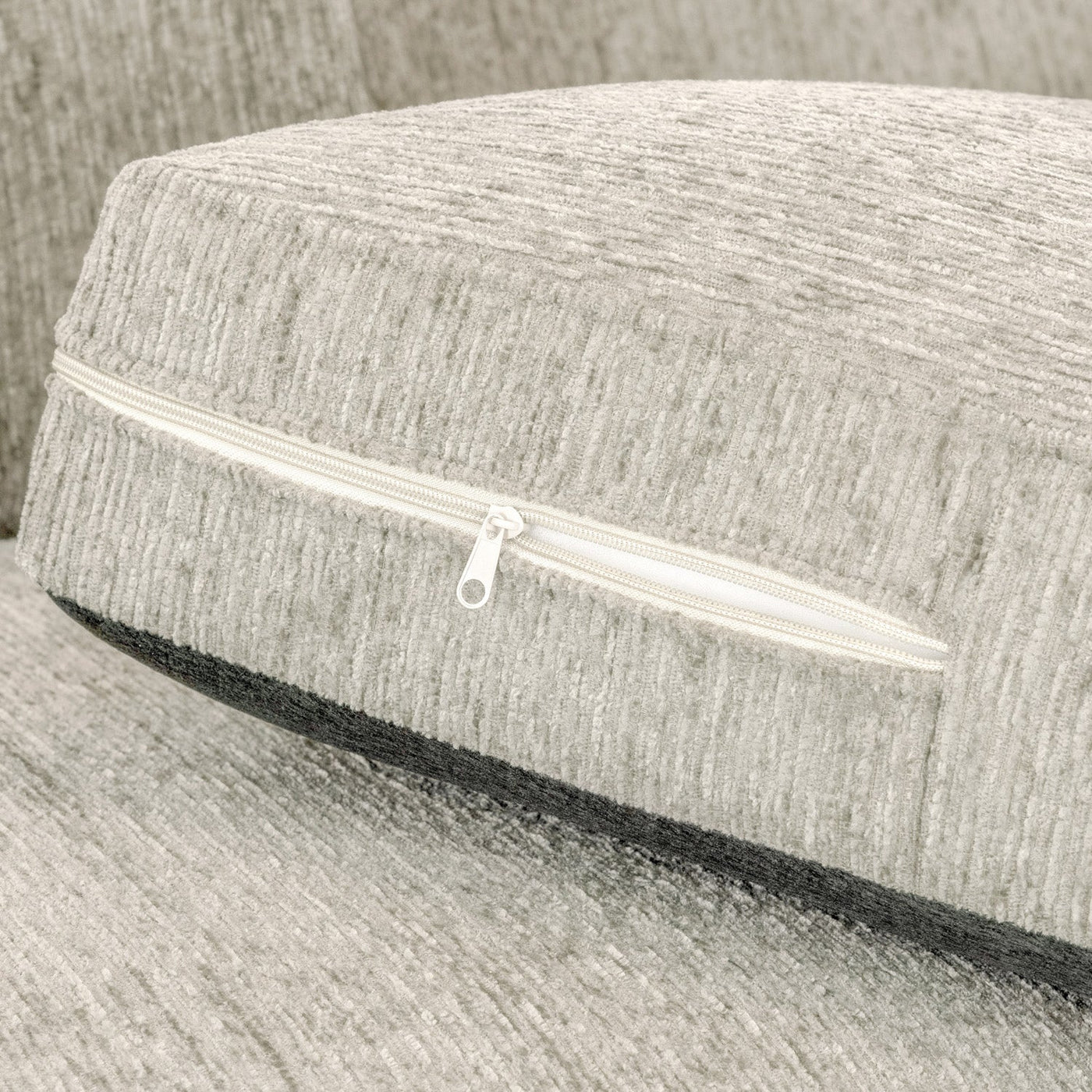 Naples Sofa Beige Fabric Large Corner Sofa