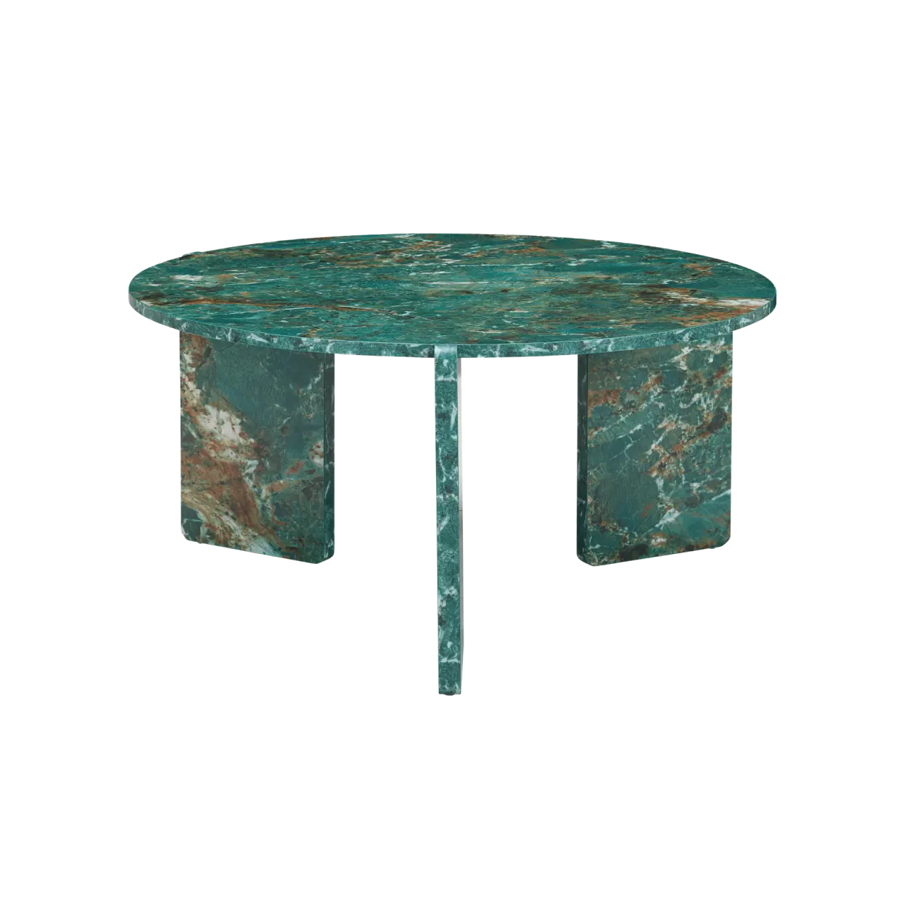 Twenty10 Design Halo Coffee Table in Amazon Green Marble Effect
