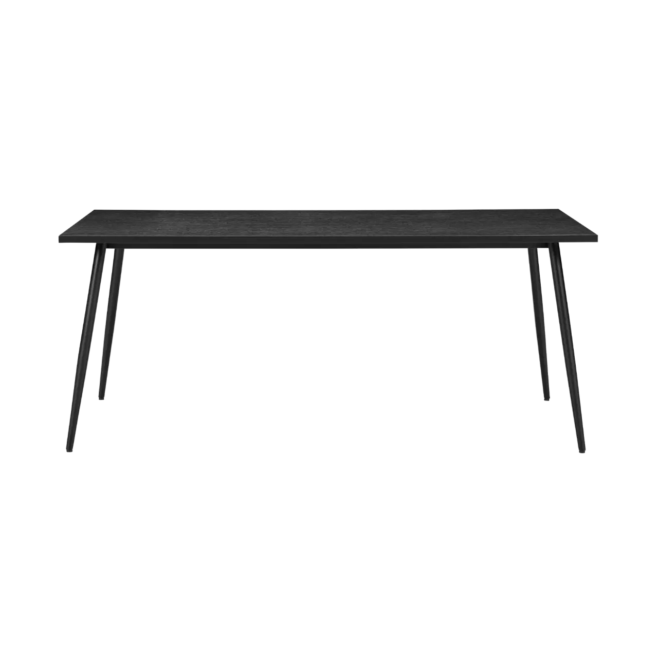 Horizon Large Black Dining Table – Modern Woodgrain Finish by Twenty10