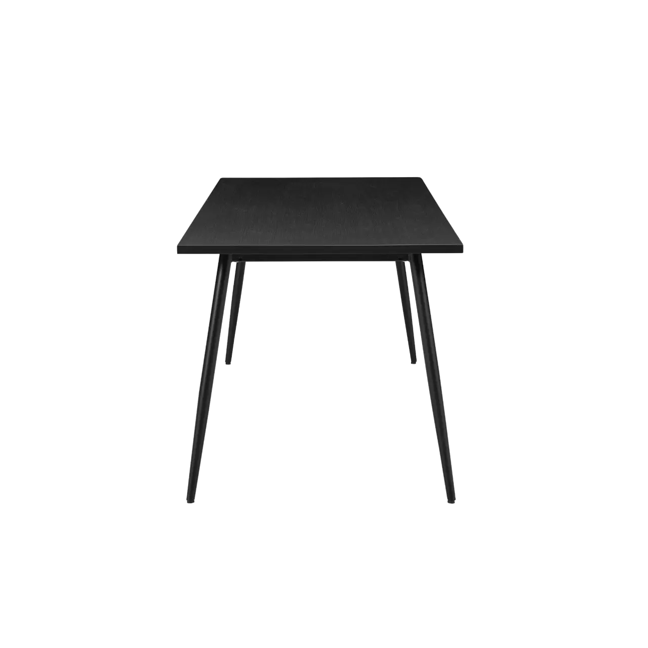 Horizon Large Black Dining Table – Modern Woodgrain Finish by Twenty10