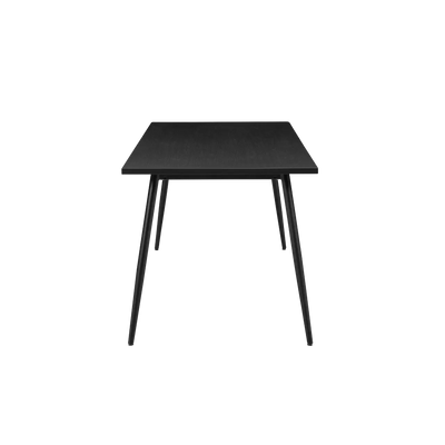 Horizon Large Black Dining Table – Modern Woodgrain Finish by Twenty10