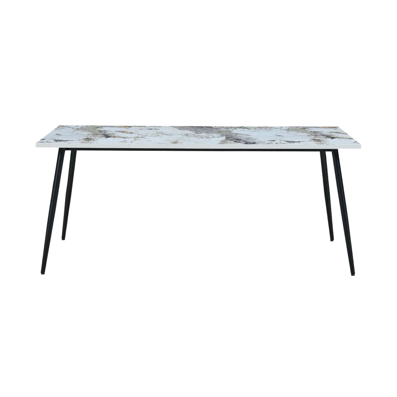 Horizon Large Marble Effect Dining Table – Pandora Finish by Twenty10 Design