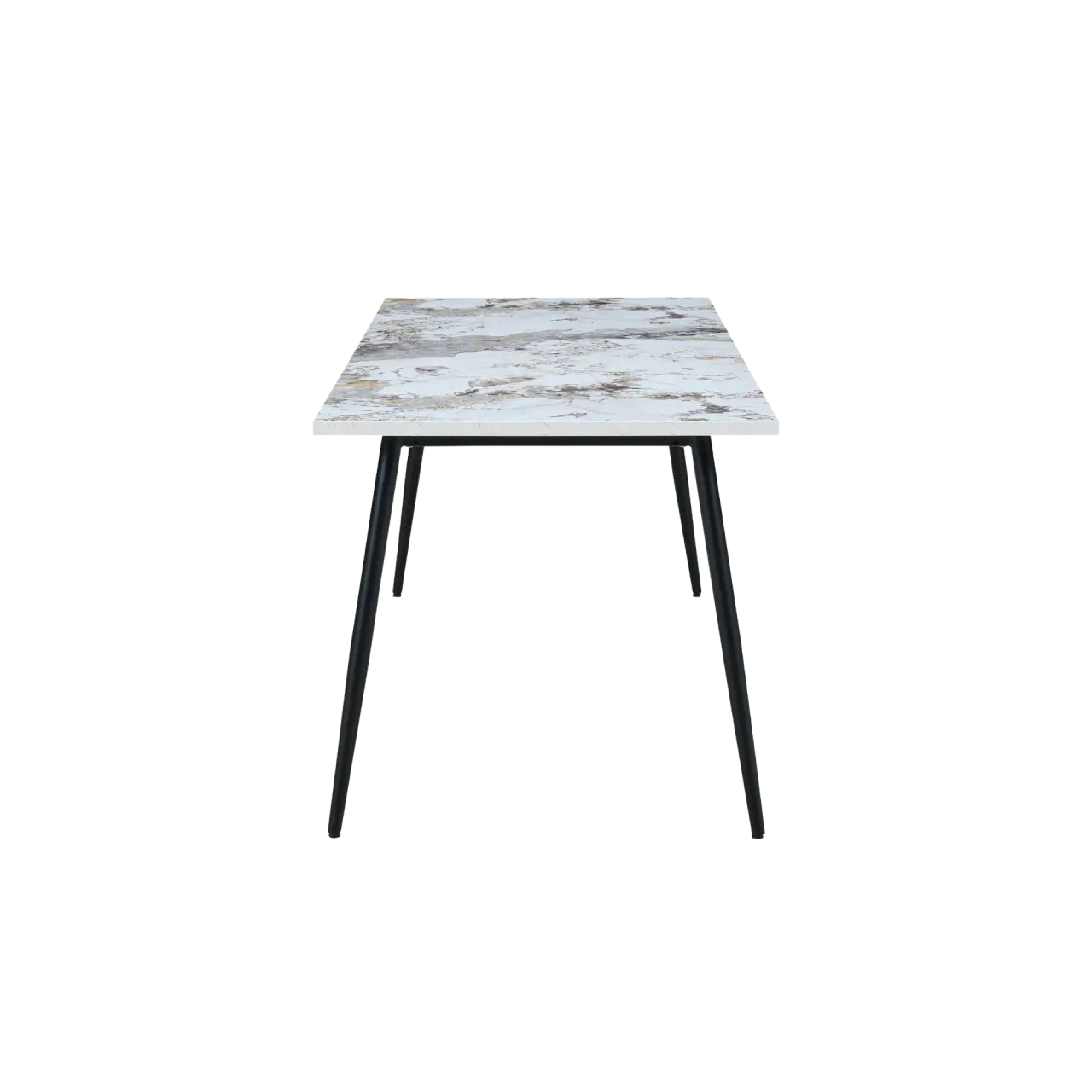 Horizon Large Marble Effect Dining Table – Pandora Finish by Twenty10 Design