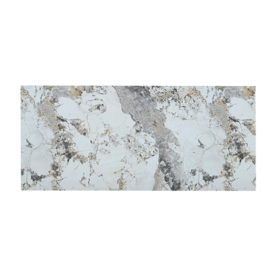 Horizon Large Marble Effect Dining Table – Pandora Finish by Twenty10 Design
