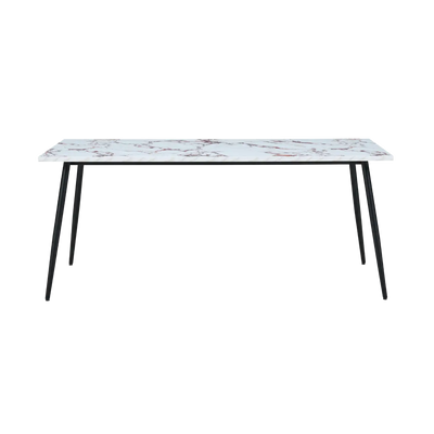 Twenty10 Design Horizon Large Dining Table Marble Effect in Violetta Marble Effect
