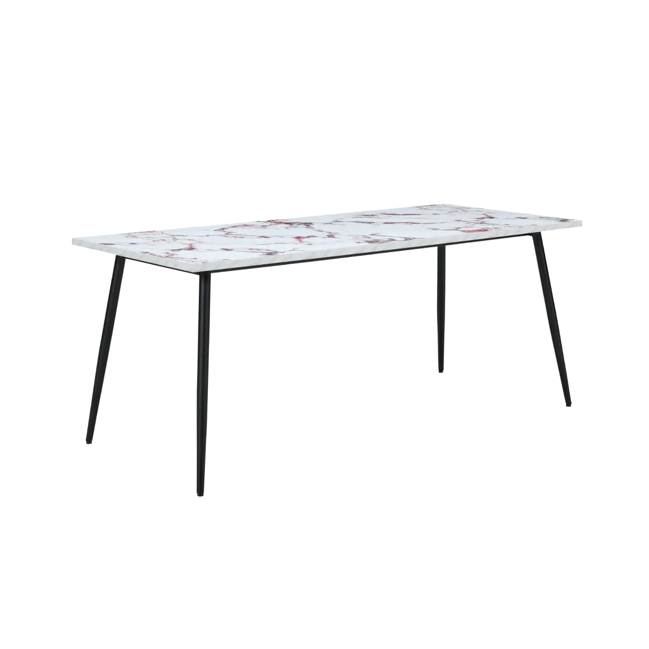 Twenty10 Design Horizon Large Dining Table Marble Effect in Violetta Marble Effect