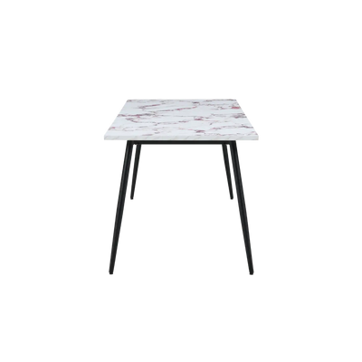 Twenty10 Design Horizon Large Dining Table Marble Effect in Violetta Marble Effect