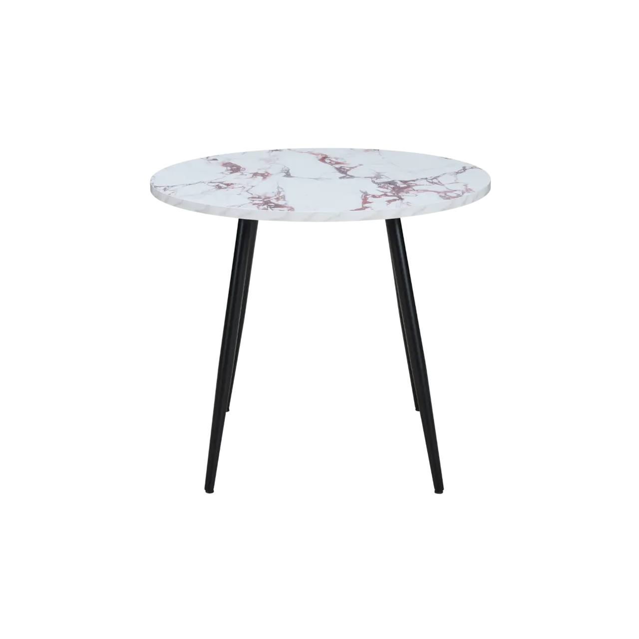 Horizon Round Marble Effect Dining Table in Violetta Finish by Twenty10 Design