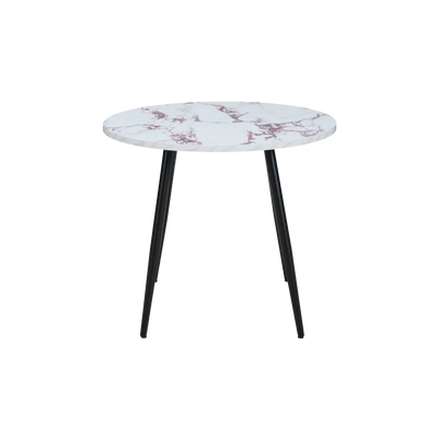 Horizon Round Marble Effect Dining Table in Violetta Finish by Twenty10 Design