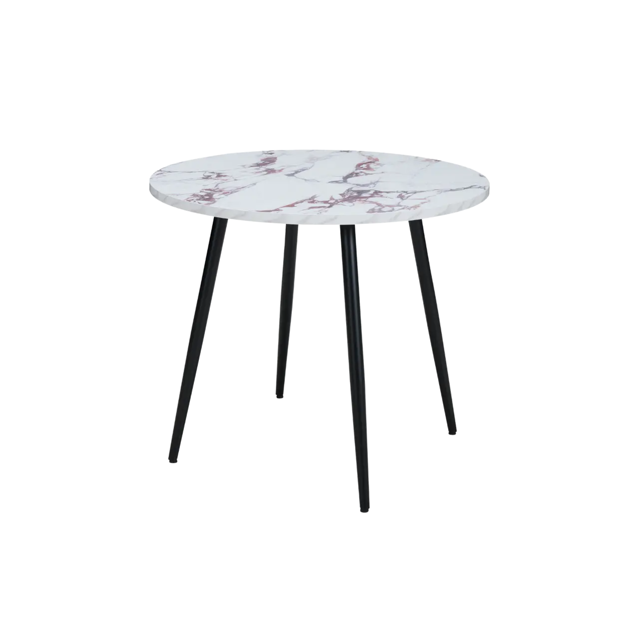 Horizon Round Marble Effect Dining Table in Violetta Finish by Twenty10 Design